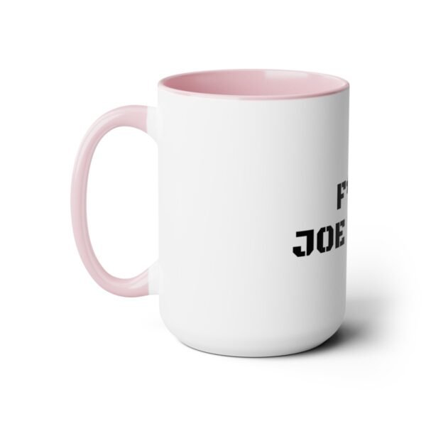 F*#k Joe Biden  Two-Tone Coffee Mugs, 15oz - Image 2