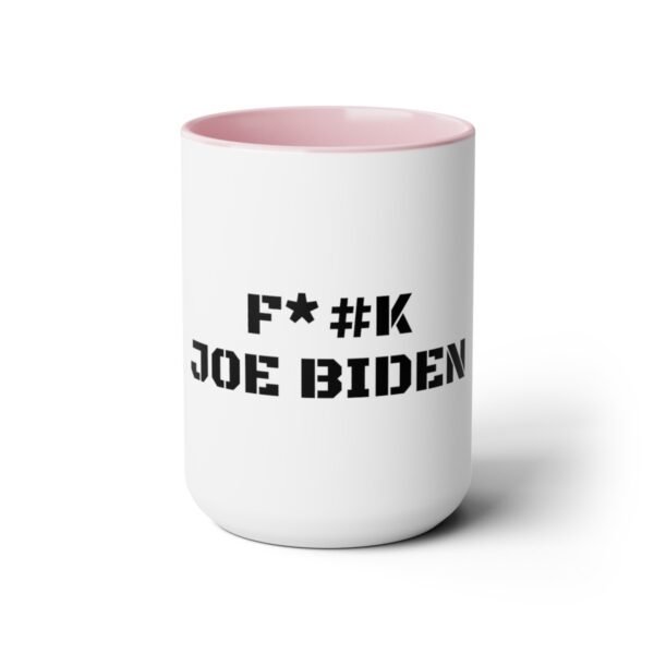 F*#k Joe Biden  Two-Tone Coffee Mugs, 15oz